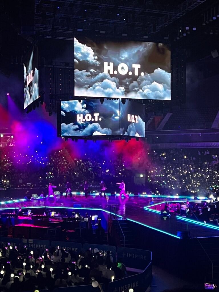 H.O.T. reunion at Inspire Arena in Incheon during the Hanteo Music Festival