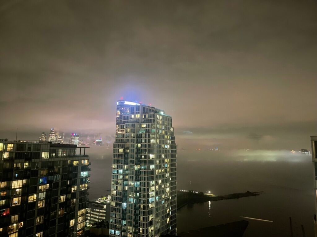 New York City night view during my time studying and working in the United States