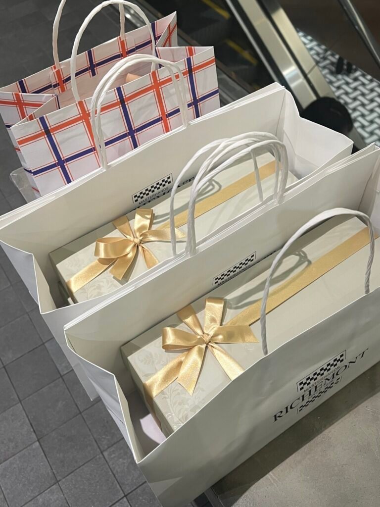Gift set we chose as gifts for Korean elders before our wedding