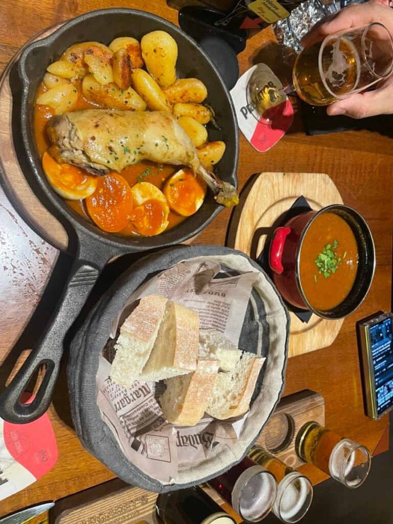 Dinner during my Budapest business trip in Hungary