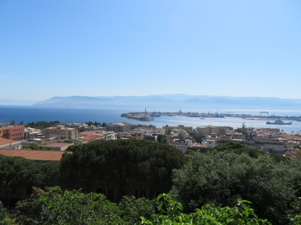 Strait of Messina in Italy, associated with Scylla and Charybdis in The Odyssey